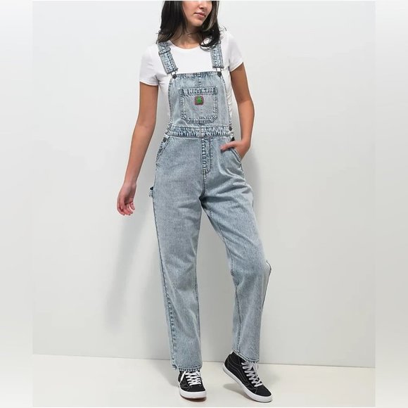Empyre Pants - Empyre Suzie Light Wash Denim Overalls